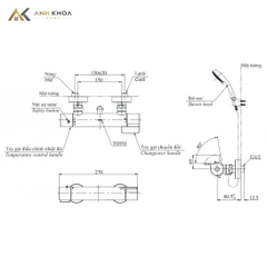 Sen tắm nhiệt độ TOTO TBV03431V/TBW02006V