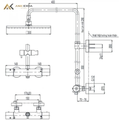 Sen tắm cây TOTO TBW08406A