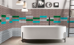 Gạch 7530PLAQGR Vietceramics 7.5x30cm (Subway Tiles)