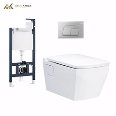 Bồn cầu âm tường Cotto SC198717(F)+C962100+C942100