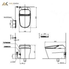 Bồn cầu thông minh TOTO CS900KVT/T53P100VR