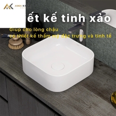 Chậu rửa đặt bàn Caesar LF5256