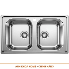 Chậu rửa Inox 2 hố Blanco DINAS 8