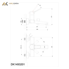 Sen tắm nóng lạnh D&K DK1493201