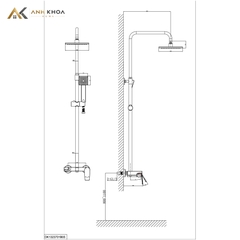 Sen tắm cây D&K DK1323701B05