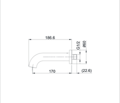 Vòi xả bồn GF TOTO TBG11001B