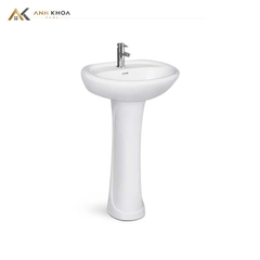 Chậu rửa treo tường Bravat C22359W-1