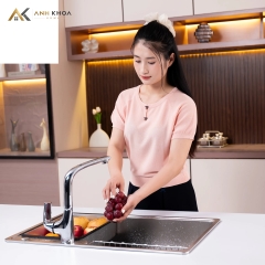 Chậu rửa bát 1 hố D&K KS7046T