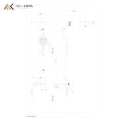 Sen tắm cây D&K DK16837A88