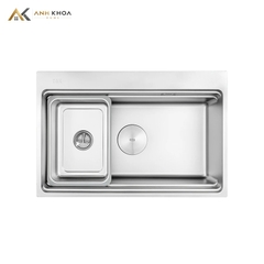 Chậu rửa bát 1 hố D&K KS7650T