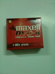 Đĩa DVD-R Maxell có vỏ nhựa