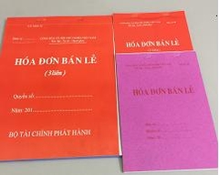 Hóa đơn bán lẻ A4, A5 các loại