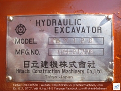 Hitachi EX120-1 gắp gỗ xoay 360 độ Iwafuji