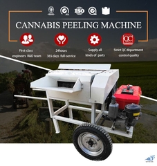 Máy tước vỏ cây gai xanh 500kg/giờ