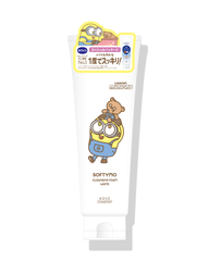 Sữa rửa mặt & tẩy trang tạo bọt dưỡng trắng da Softymo tuýp (Bản giới hạn - Minion)