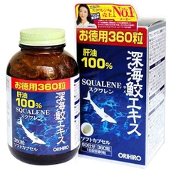 SỤN VI CÁ MẬP SQUALENE ORIHIRO NỘI ĐỊA NHẬT BẢN 360 VIÊN