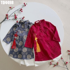 Set Áo Dài Vân Chìm Kèm Quần