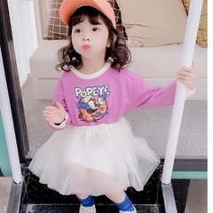 Váy Hoạ Tiết Popeye