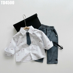 Set Áo Sơ Mi Ô Tô Kèm Quần