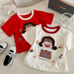 Áo Bé Gái Thắt Bím