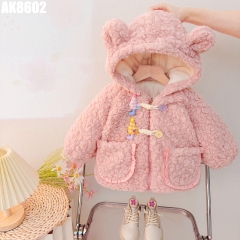 Áo Khoác Lót Lông 2 Túi Thỏ