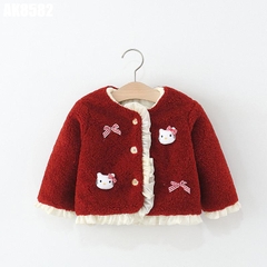 Áo Lông Lót Lông Kitty Viền Voan