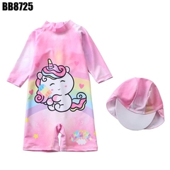 Đồ Bơi Bé Gái Liền Thân Kèm Nón