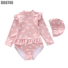 Set Đồ Bơi Tay Dài Kèm Nón