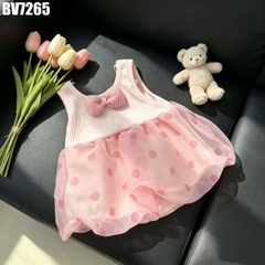 Body Váy Voan Chấm Bi