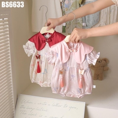 Body Trung Hoa Vạt Cổ Đính Tua Rua