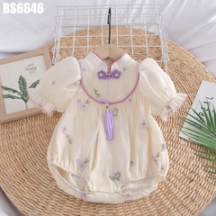 Body Cổ Tàu Tua Rua Thêu Hoa