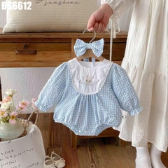 Body Tay Dài Cổ Yếm Thỏ