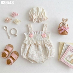 Set Body 2 Dây Hoa Nhí Kèm Nón