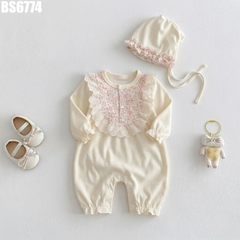 Set Body Liền Thân Bèo Ngực Kèm Nón