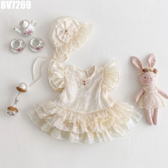 Set Body Váy Voan Nhiều Tầng