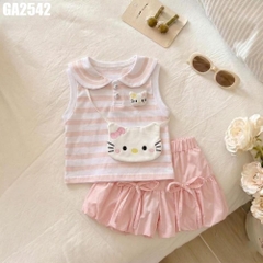 Set Áo Thủy Thủ Túi Kitty Quần Bí