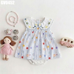 Body Váy Cổ Sen Sao Biển
