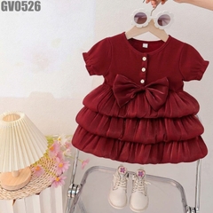 Váy Tầng Voan Nơ