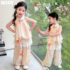 Set Áo Yếm Quần Váy Ren