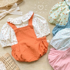 Set Áo Sơ Mi Thô Kèm Body Yếm Túi