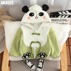 Áo Khoác Lót Lông Gấu Trúc