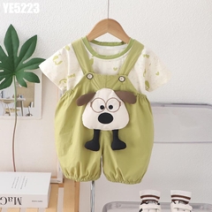 Set Áo Kèm Yếm Cún