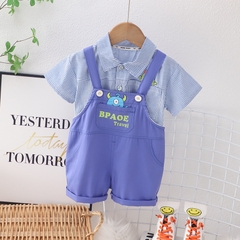 Set Áo Polo Kèm Yếm Quái Vật