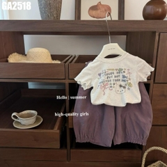 Set Áo Kitty Quần Bo Chun