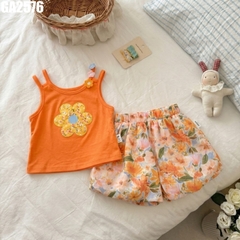 Set Áo Dây Hoa Quần Hoa