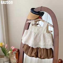 Set Áo Họa Tiết Chìm Kèm Quần