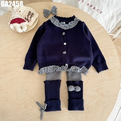 Set Áo Quần Len Nơ