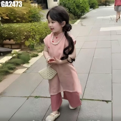 Set Áo Dài Quần Trơn