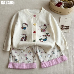 Set Áo Len Kèm Quần Kitty