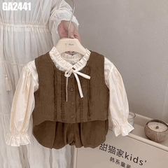 Set 3 Món Sơ Mi & Gile Kèm Quần